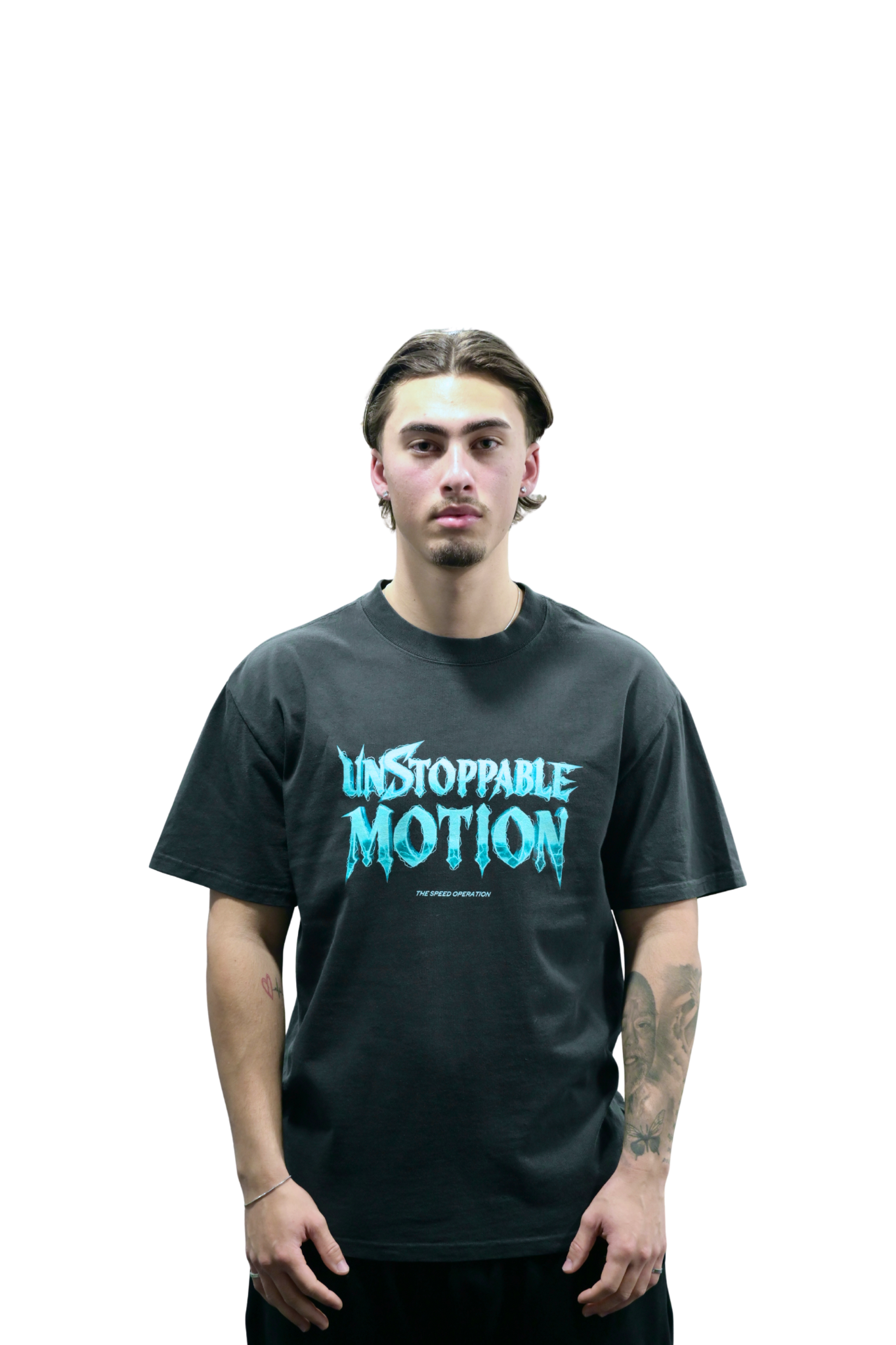 Unstoppable Motion T-Shirt - Faded Black